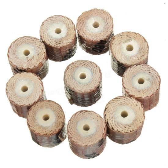 10pcs 12mm Sandpaper Grinding Wheel 80-600 Grit for Rotary Tools