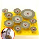 10pcs Diamond Cutting Disc Set Mini Drills Cut Off Wheel Saw Blade For Rotary Tool