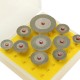 10pcs Diamond Cutting Disc Set Mini Drills Cut Off Wheel Saw Blade For Rotary Tool