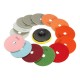 14pcs 4 Inch 30-6000 Grit Diamond Polishing Pads With Backer Pad