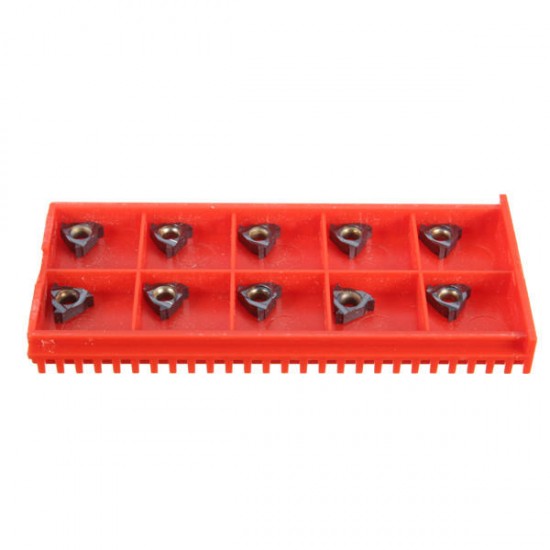 10pcs 11ER A60 Carbide Inserts External Thread Turning Tool Holder Inserts External CNC Blade