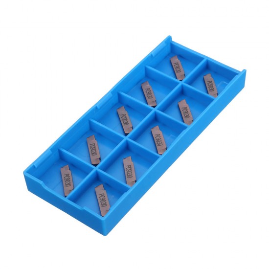 10pcs MGMN200-G LDA Carbide Insert for MGEHR/MGIVR Grooving Cut Off Tool