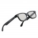 3pcs Black Round Polarized 3D Glasses for DVD LCD Video Game Theatre TV Theatre Movie