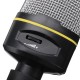 3.5 mm Condenser Microphone Mic For MSN Skype Singing Recording Laptop Notebook PC