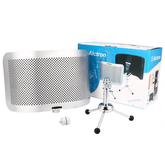 Alctron Microphone Acoustic Isolation Shield Absorber Filter Vocal Wind Screen