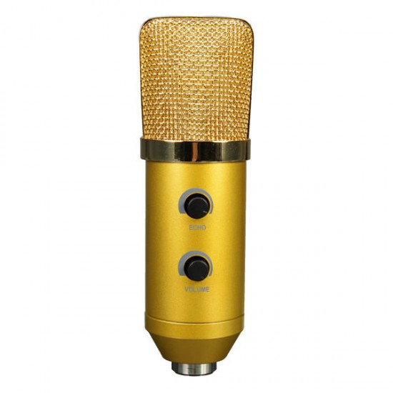 Audio USB Condenser Sound Studio Recording Vocal Microphone With Stand Mount