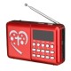 Electronic Bible Audio MP3 Player LED Screen Rechargeable Mini Radio TF Card