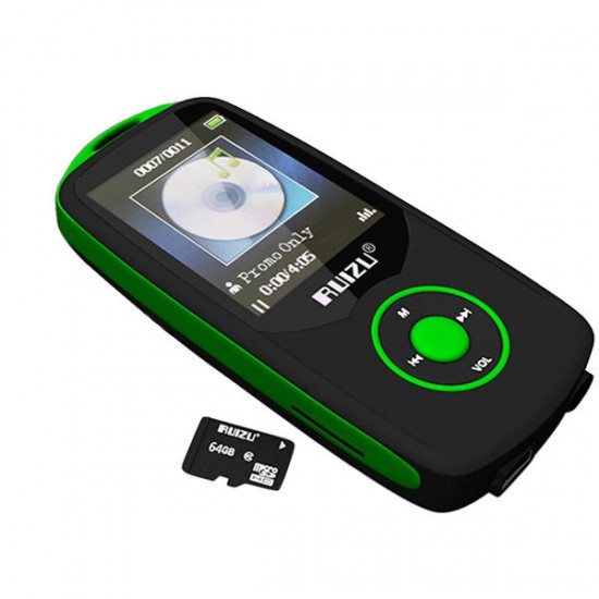 RUIZU X-06 4GB 1.8 Inch Color Screen MP3 With bluetooth FM Recording