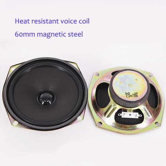 2Pcs 4.5 Inch 8 Ohm 10W Full Frequency Speaker Broadcasting Speaker Parts Multimedia Computer Loudspeaker