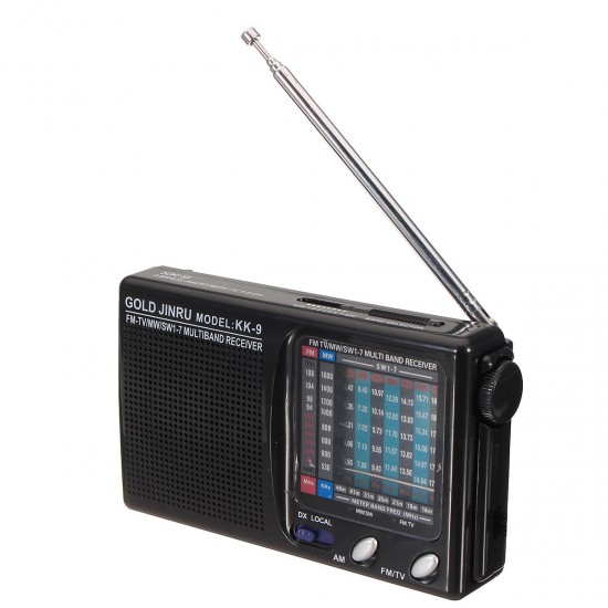 Portable Full Band Radio FM Stereo Speaker MW SW Radio Receiver Shortwave Receiver