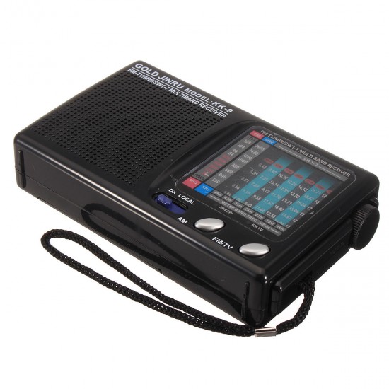 Portable Full Band Radio FM Stereo Speaker MW SW Radio Receiver Shortwave Receiver