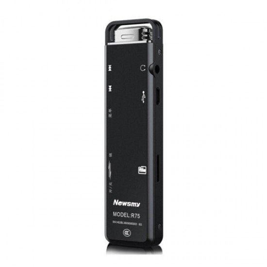 Newsmy RV75 8GB Lossless PCM 1536KBPS HD Noice Reduction Voice Recorder