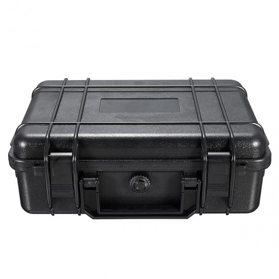 275x210x90mm Waterproof Hard Carry Camera Lens Photography Tool Case Bag Storage Box with Sponge