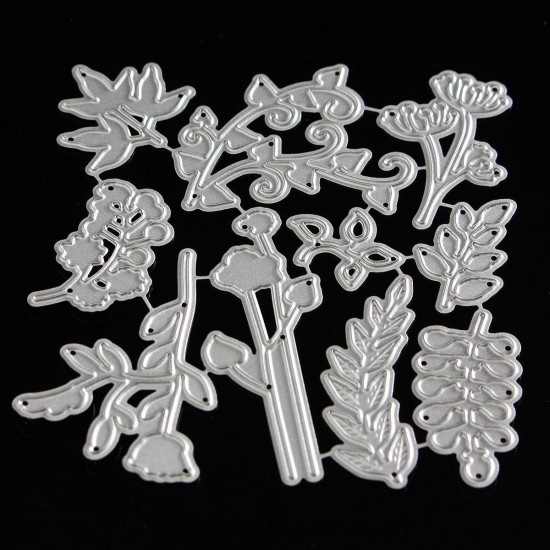 10 in 1 Tree Maple Leaf Leaves Cutting Dies DIY Scrapbook Photo Album Hand Craft 10 in 1 Tree Maple Leaf Leaves Cutting Dies DIY Scrapbook Photo Album Hand Craft