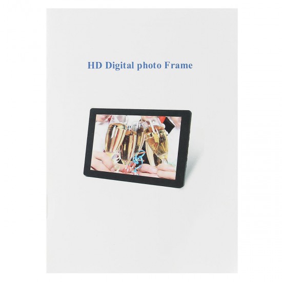 12 Inch HD Digital Photo Frame Gallery Advertising Machine with Remote Control