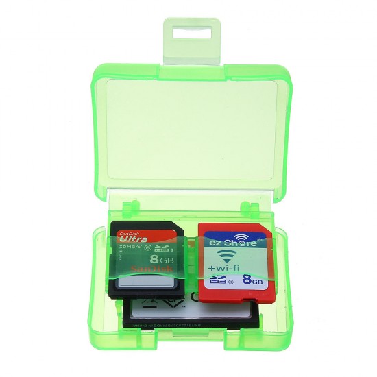 5pcs Green Backpacker GK-1CF4SD Portable Memory Card Receiving Box Mobile TF Card Camera CF/SD Storage Card Box 5pcs Green Backpacker GK-1CF4SD Portable Memory Card Receiving Box Mobile TF Card Camera CF/SD Storage Card Box