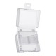 5pcs White Backpacker GK-1CF4SD Portable Memory Card Receiving Box Mobile TF Card Camera CF/SD Storage Card Box 5pcs White Backpacker GK-1CF4SD Portable Memory Card Receiving Box Mobile TF Card Camera CF/SD Storage Card Box