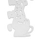 Girl and Teapot Cutting Die Stencil for DIY Scrapbook Album Paper Card Gift
