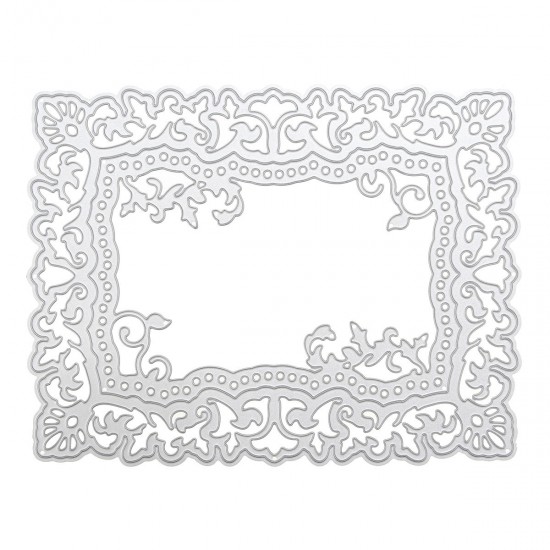Metal DIY Cutting Dies Scrapbook Album Paper Card Embossing Craft Flower Border Metal DIY Cutting Dies Scrapbook Album Paper Card Embossing Craft Flower Border