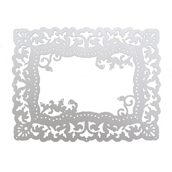 Metal DIY Cutting Dies Scrapbook Album Paper Card Embossing Craft Flower Border Metal DIY Cutting Dies Scrapbook Album Paper Card Embossing Craft Flower Border