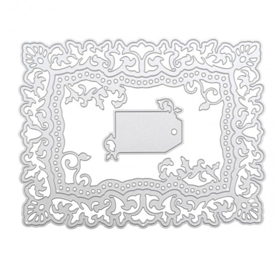 Metal DIY Cutting Dies Scrapbook Album Paper Card Embossing Craft Flower Border Metal DIY Cutting Dies Scrapbook Album Paper Card Embossing Craft Flower Border