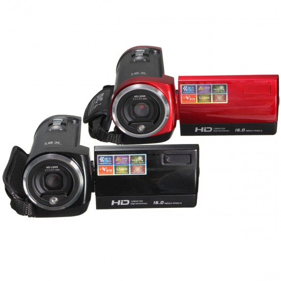 16MP 2.7 Inch TFT LCD 720P HD 16X Zoom DV Digital Video Camera Camcorder DVR