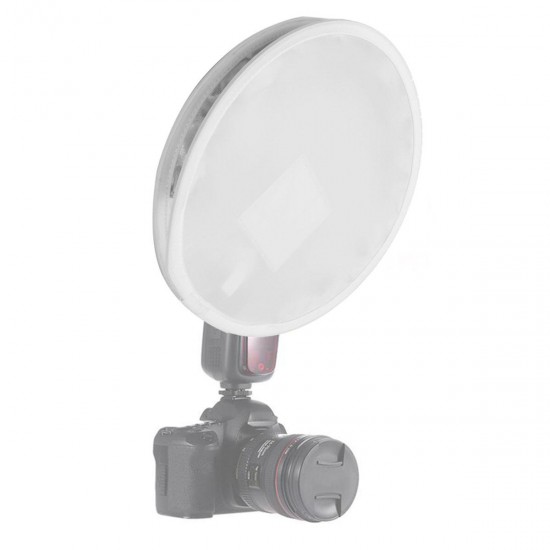 31cm Mini Portable Round Flash Speedlite Diffuser Softbox for Canon Nikon