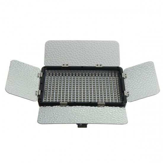 330 LED Light Panel Kit Photography Video Studio L ighting Dimmer Mount Photo