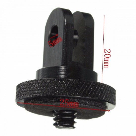 1/4 Inch Tripod Screw Adapter For GoPro Hero 4 3 Plus 3 2 Xiaomi Yi SJ4000 SJ5000 SJcam