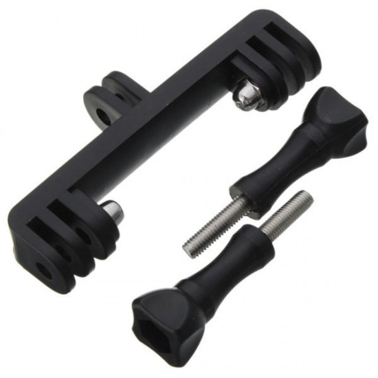 Double Sport Camera Holder Handle Grip Monopod Mount Adapter For Gopro Xiaomi Yi SJcam Double Sport Camera Holder Handle Grip Monopod Mount Adapter For Gopro Xiaomi Yi SJcam