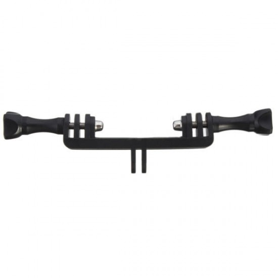Double Sport Camera Holder Handle Grip Monopod Mount Adapter For Gopro Xiaomi Yi SJcam Double Sport Camera Holder Handle Grip Monopod Mount Adapter For Gopro Xiaomi Yi SJcam