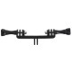 Double Sport Camera Holder Handle Grip Monopod Mount Adapter For Gopro Xiaomi Yi SJcam Double Sport Camera Holder Handle Grip Monopod Mount Adapter For Gopro Xiaomi Yi SJcam