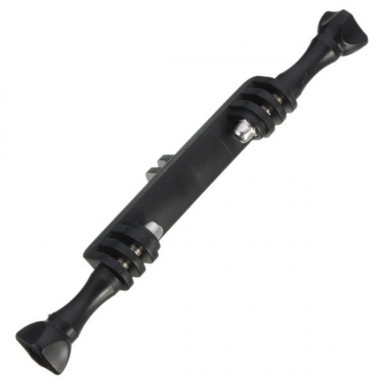 Double Sport Camera Holder Handle Grip Monopod Mount Adapter For Gopro Xiaomi Yi SJcam Double Sport Camera Holder Handle Grip Monopod Mount Adapter For Gopro Xiaomi Yi SJcam