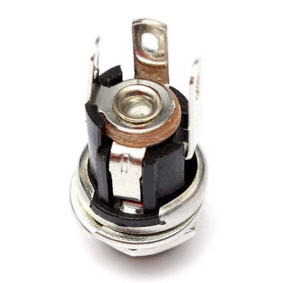 10Pcs 5.5mm x 2.1mm DC Power Supply Metal Jack Socket With Nut And Washer 10Pcs 5.5mm x 2.1mm DC Power Supply Metal Jack Socket With Nut And Washer