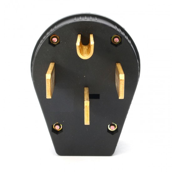 1Pcs NEMA 14-50P 50A 125/250V Straight Blade Angle Plug US Four Holes Plug Adapter 1Pcs NEMA 14-50P 50A 125/250V Straight Blade Angle Plug US Four Holes Plug Adapter