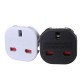 2 Pin Universal UK To EU Travel Plug Power Charger Adapter