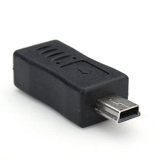 2.0 Micro B Female To Mini-B Male Converter Adapter Charger Connector