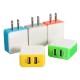 2.1A/1.5A Dual 2 USB Wall Charger LED Home Travel Charging Power Adapter US Plug