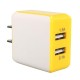 2.1A/1.5A Dual 2 USB Wall Charger LED Home Travel Charging Power Adapter US Plug