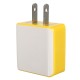 2.1A/1.5A Dual 2 USB Wall Charger LED Home Travel Charging Power Adapter US Plug