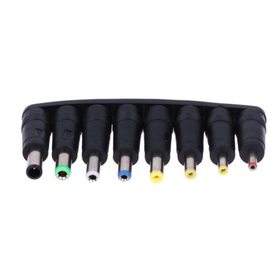 Universal 8pcs Angled Tips Power Adapter Supply Socket Plug Connector Universal 8pcs Angled Tips Power Adapter Supply Socket Plug Connector