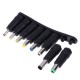 Universal 8pcs Angled Tips Power Adapter Supply Socket Plug Connector Universal 8pcs Angled Tips Power Adapter Supply Socket Plug Connector