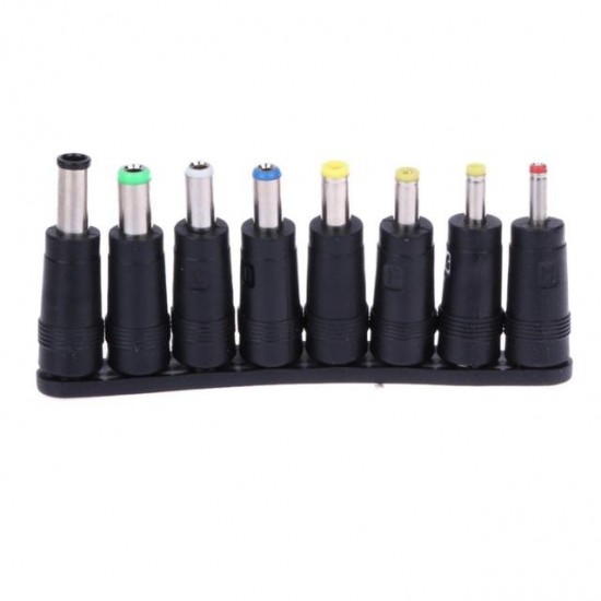 Universal 8pcs Angled Tips Power Adapter Supply Socket Plug Connector Universal 8pcs Angled Tips Power Adapter Supply Socket Plug Connector