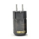 Viborg P-004E C-004 Rhodium Plated AC Power Plug IEC Power Connector Power Supply DIY Viborg P-004E C-004 Rhodium Plated AC Power Plug IEC Power Connector Power Supply DIY