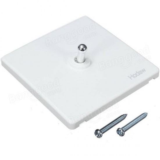 1 Gang 2 Way Wall Light Control Switch Push Button PC Panel Switch 1 Gang 2 Way Wall Light Control Switch Push Button PC Panel Switch