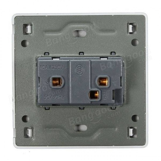 1 Gang 2 Way Wall Light Control Switch Push Button PC Panel Switch