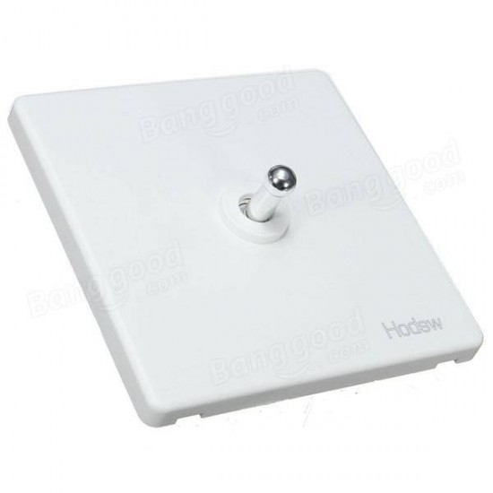 1 Gang 2 Way Wall Light Control Switch Push Button PC Panel Switch