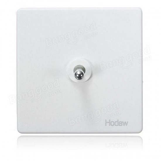 1 Gang 2 Way Wall Light Control Switch Push Button PC Panel Switch