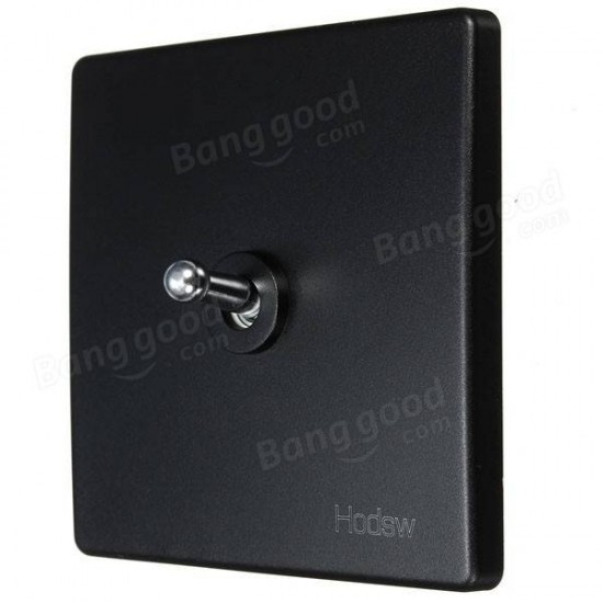 1 Gang 2 Way Wall Light Control Switch Push Button PC Panel Switch