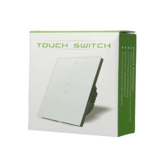 1 Gang/2 Gang/3 Gang Light Switch Wall Switch Remote Control Touch Switch AC110V-240V 1 Gang/2 Gang/3 Gang Light Switch Wall Switch Remote Control Touch Switch AC110V-240V